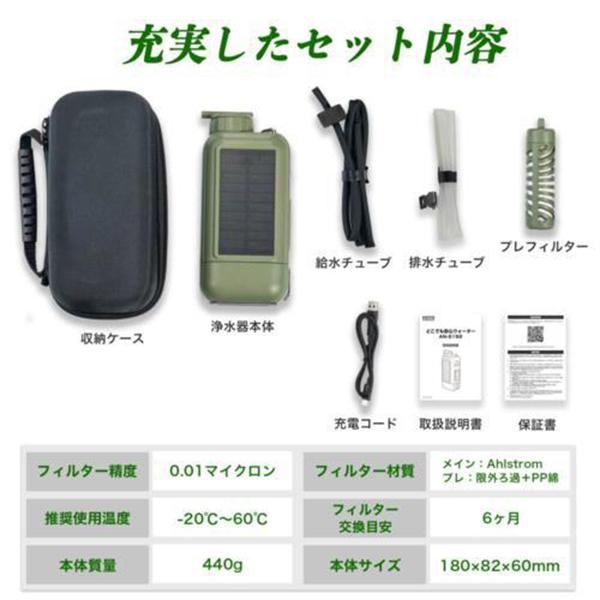 AN-S152 持ち運べるポータブル電動浄水器 どこでも安心安全ウォーター 商品画像5：総合通販サイト 家電横丁
