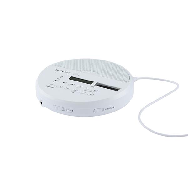 AX-CP50W ﾎﾜｲﾄ ポータブルCDプレイヤー ステレオスピーカー搭載 Bluetooth送信機能 商品画像2：総合通販サイト 家電横丁