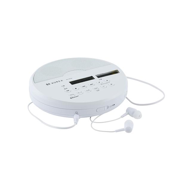 AX-CP50W ﾎﾜｲﾄ ポータブルCDプレイヤー ステレオスピーカー搭載 Bluetooth送信機能 商品画像7：総合通販サイト 家電横丁