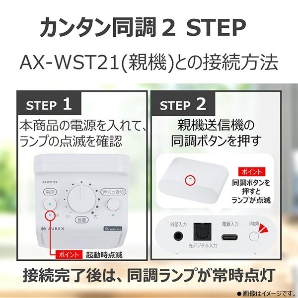 東芝 AXWST1EXW テレビ用スピーカー AUREX AX-WST1EX(W) ［防滴 /ハイレゾ非対応 /Bluetooth非対応］ 商品画像8：総合通販サイト 家電横丁