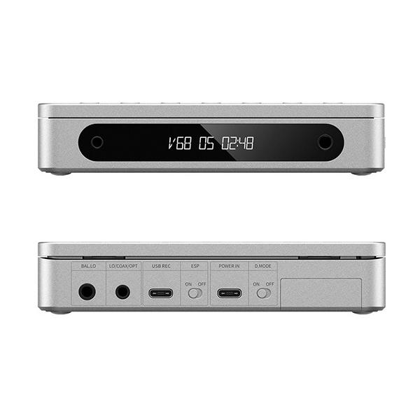 ポータブルCDプレーヤー Silver FIO-DM13BT-S 商品画像4：総合通販サイト 家電横丁