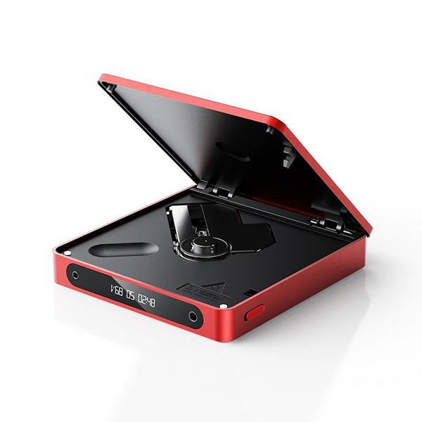 ポータブルCDプレーヤー Red FIO-DM13BT-R 商品画像3：総合通販サイト 家電横丁
