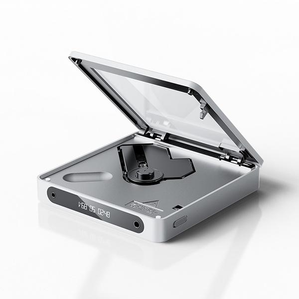 ポータブルCDプレーヤー Transparent FIO-DM13BT-T 商品画像3：総合通販サイト 家電横丁