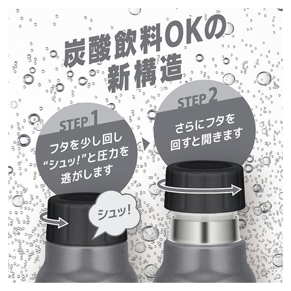 サーモス FJK750SL 保冷炭酸飲料ボトル 770ml  シルバー FJK-750-SL 炭酸対応 商品画像9：総合通販サイト 家電横丁