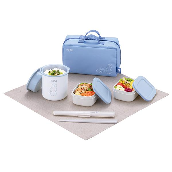 サーモス 保温弁当箱 ミッフィーコラボモデル 250ml アッシュブルー DBQ-257B-ASB 商品画像7：総合通販サイト 家電横丁
