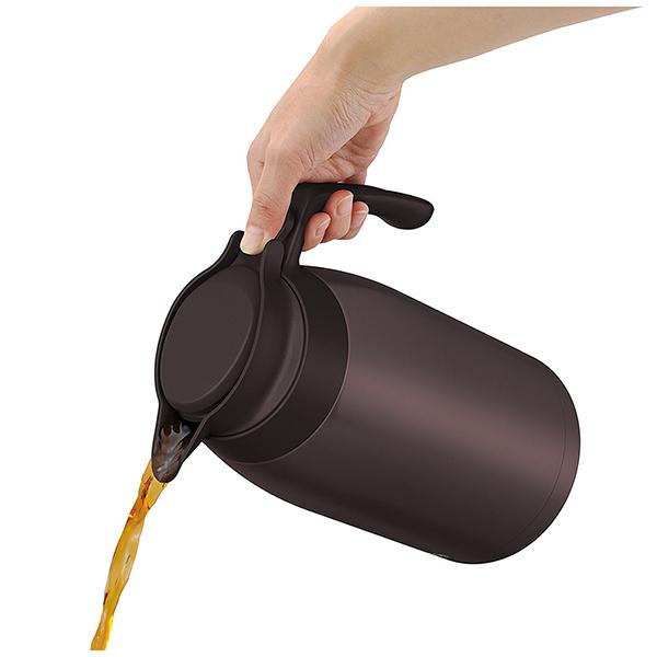サーモス ステンレスポット 食洗器対応モデル ブラウン TTG-2000-BW ［2.0L］ 商品画像5：総合通販サイト 家電横丁