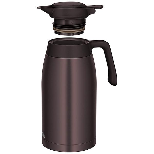 サーモス ステンレスポット 食洗器対応モデル ブラウン TTG-2000-BW ［2.0L］ 商品画像6：総合通販サイト 家電横丁