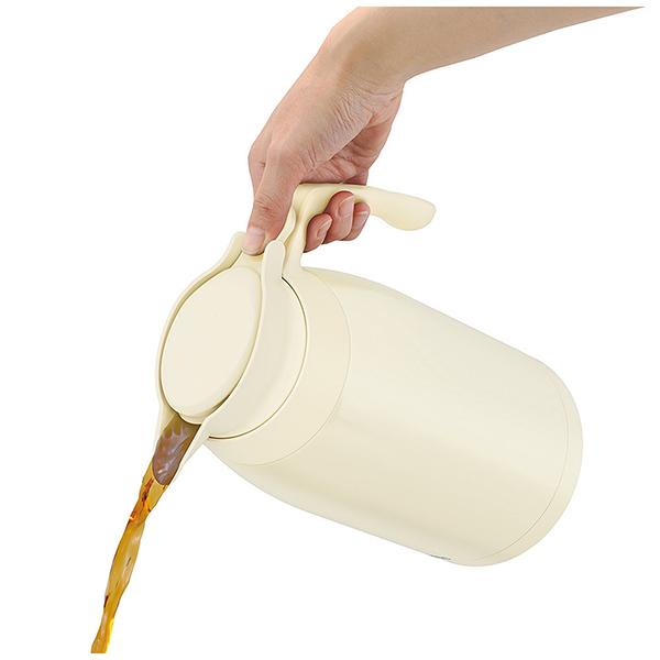 サーモス ステンレスポット 食洗器対応モデル アイボリー TTG-2000-IV ［2.0L］ 商品画像5：総合通販サイト 家電横丁