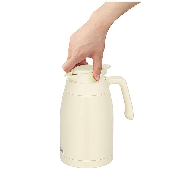 サーモス ステンレスポット 食洗器対応モデル アイボリー TTG-2000-IV ［2.0L］ 商品画像8：総合通販サイト 家電横丁