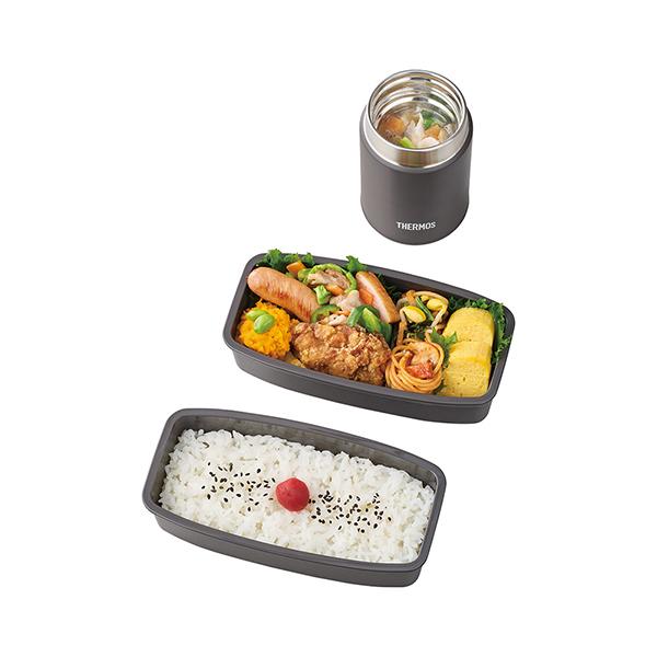JEH-1000-BKGY ブラックグレー 真空断熱スープランチセット 0.2L 商品画像5：総合通販サイト 家電横丁