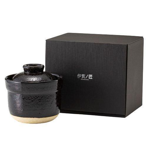  伊賀ノ匠 レンジ土鍋 IG01 ブラック 限定生産 土鍋 電子レンジ専用 炊飯 土鍋 1合 土鍋炊飯器 土鍋ご飯 日本製 電子レンジ調理 商品画像9：総合通販サイト 家電横丁