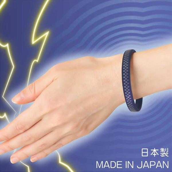 SL0087 ネイビー×パール スパークノン×シリコンバンド市松模様 L 商品画像3：総合通販サイト 家電横丁