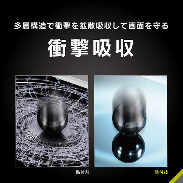 トリニティ iPhone17/iPhone 16 Pro 超衝撃吸収&ブルーライト低減 画面保護フィルム 光沢 TR-IP25M2-PFPM-SKBCC  商品画像3：総合通販サイト 家電横丁
