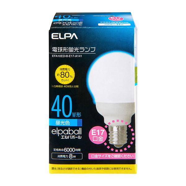 EFA10ED/8-E17-A141 電球形蛍光ランプ 昼光色 E17口金 40W 商品画像2：総合通販サイト 家電横丁