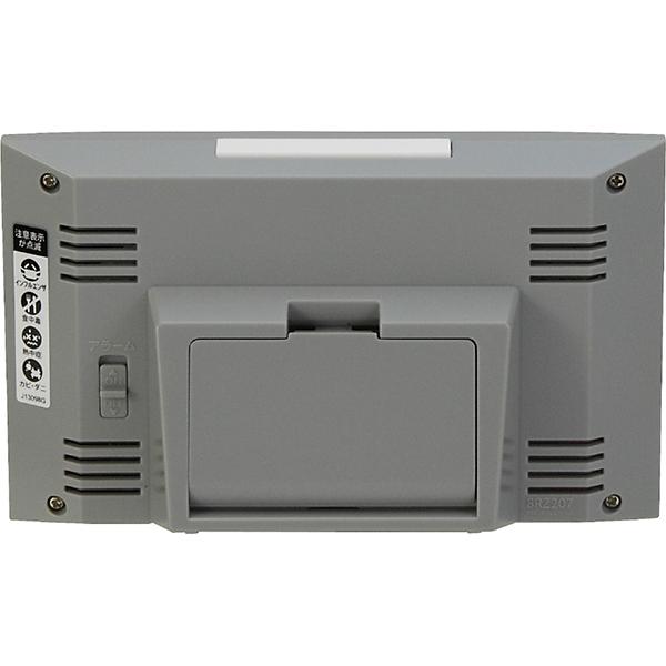 リズム 8RZ207SR03 目覚まし時計 フィットウェーブD207 ホワイト 8RZ207SR03 デジタル 電波自動受信機能有 商品画像2：総合通販サイト 家電横丁