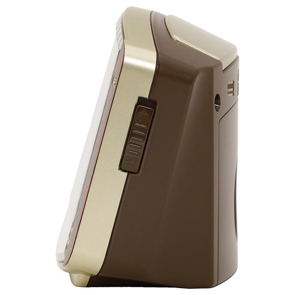 リズム 8RE644SR23 常時点灯付目覚まし時計 ピュアライトR644 23 木目仕上（白） 8RE644SR23 アナログ 商品画像5：総合通販サイト 家電横丁