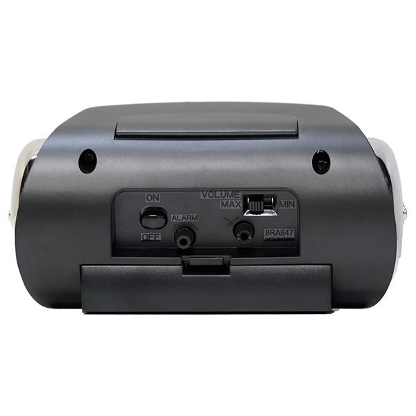 リズム 8RA647SR02 大音量ベル目覚まし時計 タフバトラー647 黒色 8RA647SR02 アナログ 商品画像6：総合通販サイト 家電横丁