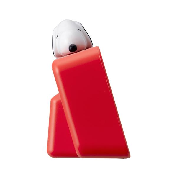 リズム キャラクタークロック スヌーピー 電波時計 デジタル 赤 8RZ235MS01 めざまし時計 商品画像3：総合通販サイト 家電横丁