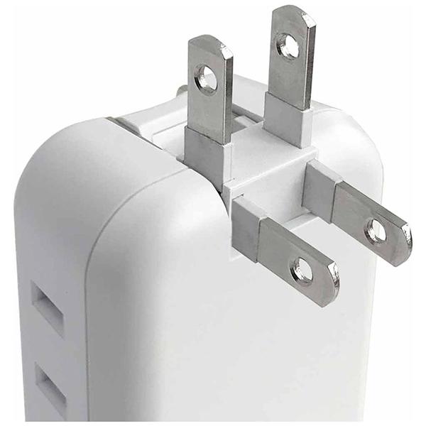 カシムラ WM22 海外・国内タップ（3口電源、USB-Aタイプ2ポート、Type-C1ポート） ホワイト WM-22 商品画像2：総合通販サイト 家電横丁