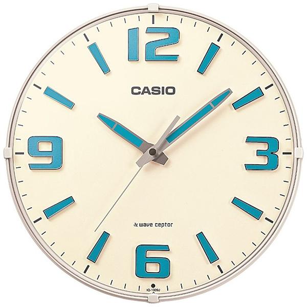 CASIO IQ1009J7JF 掛け時計 ウェーブセプター ホワイト IQ1009J7JF 電波自動受信機能有 商品画像2：総合通販サイト 家電横丁