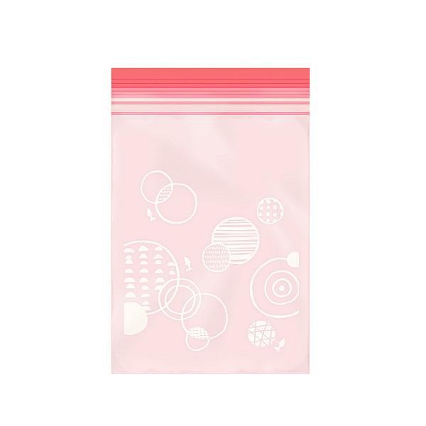 オルディ チョイス ジッパー袋 Sサイズ 2柄入（50枚入） CH-ZSD01&02-50 グリーン＆レッド 商品画像3：総合通販サイト 家電横丁