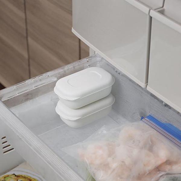 マーナ 極 冷凍ごはん容器 小 K810W ホワイト 商品画像4：総合通販サイト 家電横丁