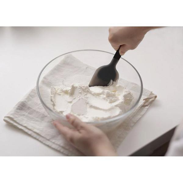 トライアングリップ シリコーンヘラ ブラック K535BK 商品画像4：総合通販サイト 家電横丁