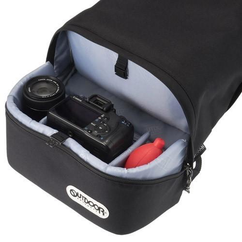 カメラバッグ OUTDOOR PRODUCTS ブラック 2ODCDP03BK 商品画像4：総合通販サイト 家電横丁