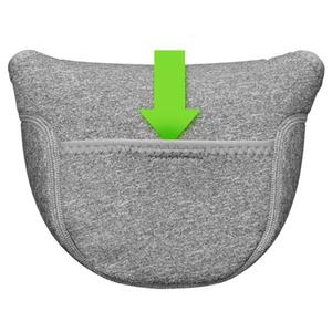 ハクバ プラスシェル スリムフィットカメラケース02 M 2SP-SF-CC02MGY グレー 商品画像3：総合通販サイト 家電横丁