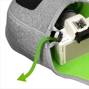 ハクバ プラスシェル スリムフィットカメラケース02 M 2SP-SF-CC02MGY グレー 商品画像4：総合通販サイト 家電横丁