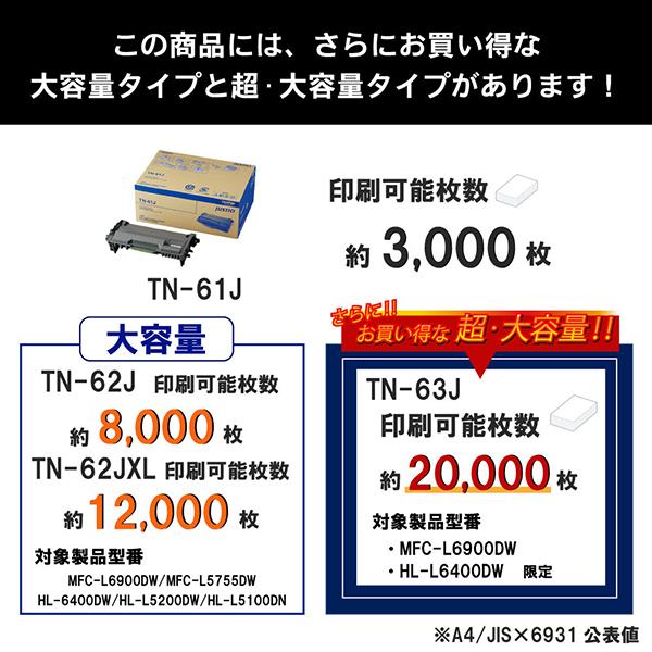 TN-61J 商品画像4：総合通販サイト 家電横丁