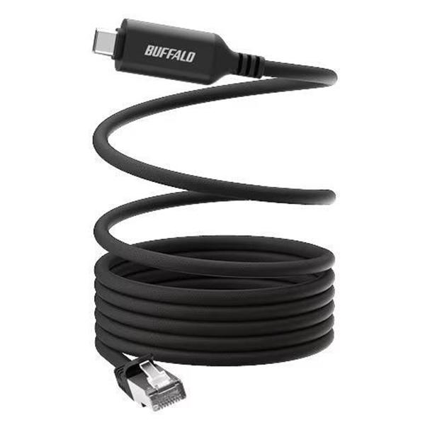 バッファロー BUFFALO USB-C to GigaLANアダプターケーブル LUAMC-U3CG20BK ･･･