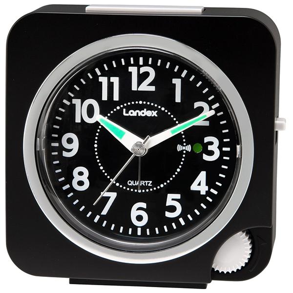 芳国産業 YT5317 目覚まし時計 ネオサイドワーク LANDEX（ランデックス） ブラック YT5317BK アナログ 商品画像2：総合通販サイト 家電横丁