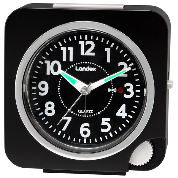 芳国産業 YT5317 目覚まし時計 ネオサイドワーク LANDEX（ランデックス） ブラック YT5317BK アナログ 商品画像3：総合通販サイト 家電横丁