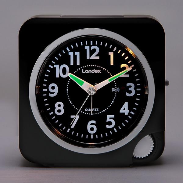 芳国産業 YT5317 目覚まし時計 ネオサイドワーク LANDEX（ランデックス） ブラック YT5317BK アナログ 商品画像4：総合通販サイト 家電横丁