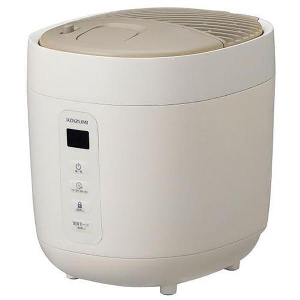 コイズミ スチーム式加湿器 KHM-2061-C ベージュ 木造:3畳/プレハブ洋室:6畳