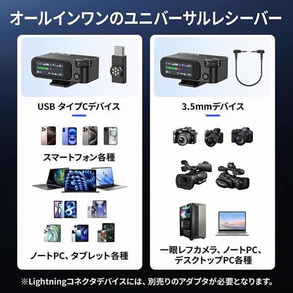 BOYA BOYAMIC2 BOYAMIC2 ボーヤマイクツー ブラック BOYAMIC2 商品画像17：総合通販サイト 家電横丁