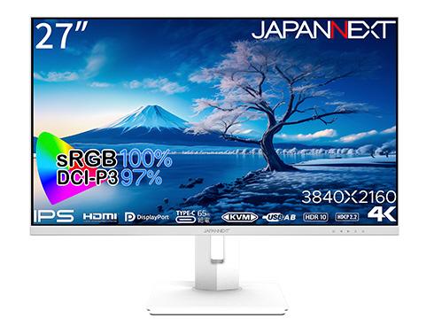 JN-IPS27UHDR-C65W-HSP-W [27インチ ホワイト] 商品画像5：総合通販サイト 家電横丁 PLUS