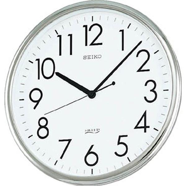 セイコー(SEIKO) KH220A 掛け時計 オフィスタイプ 銀色光沢 KH220A 商品画像2：総合通販サイト 家電横丁 PLUS