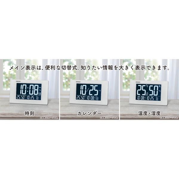 セイコー 置き掛け兼用時計 DL214W 商品画像6：総合通販サイト 家電横丁 PLUS