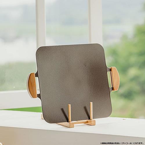 ドクターハウス Dr.HOWS ソリッドグリルパン ヌーディーピンク マルチグリドル 41cm×31cm IHガス火対応 PFOAPFOSフリー 正方形 商品画像6：総合通販サイト 家電横丁 PLUS