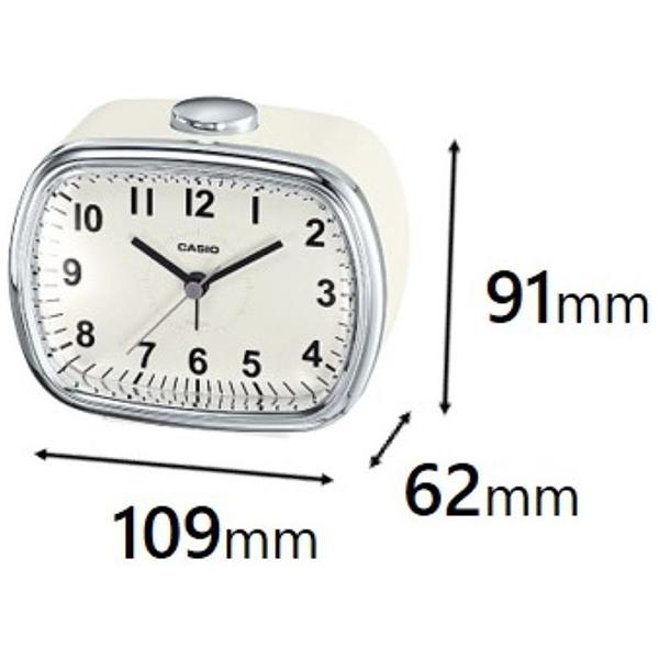 CASIO 目覚まし時計 TQ1597JF 商品画像2：総合通販サイト 家電横丁 PLUS
