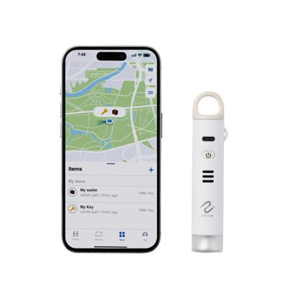 エレコム 紛失防止タグ・LEDライト搭載 スマホ連携防犯ブザー iPhone版
LGT-UCSS1WHM ナチュラルホワイト 商品画像16：総合通販サイト 家電横丁 PLUS