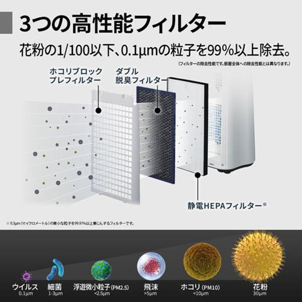 加湿空気清浄機 KC-U500Y 商品画像5：総合通販サイト 家電横丁 PLUS