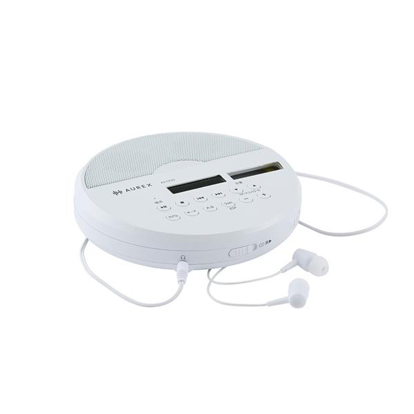 AX-CP20W ﾎﾜｲﾄ ポータブルCDプレイヤー ステレオスピーカー搭載 MP3再生対応 商品画像7：総合通販サイト 家電横丁 PLUS