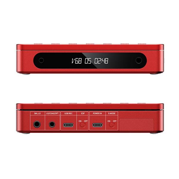 ポータブルCDプレーヤー Red FIO-DM13BT-R 商品画像4：総合通販サイト 家電横丁 PLUS