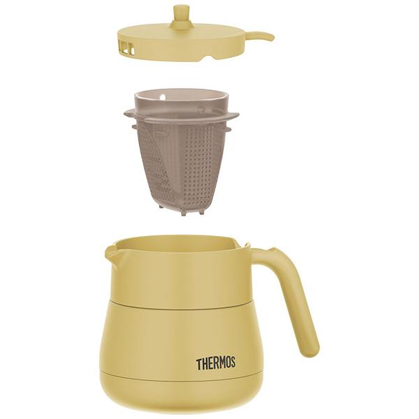 TTE-450-BE(ベージュ) 真空断熱ティーポット 450ml 商品画像3：総合通販サイト 家電横丁 PLUS