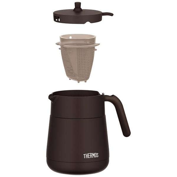 TTE-700-BW(ブラウン) 真空断熱ティーポット 720ml 商品画像3：総合通販サイト 家電横丁 PLUS