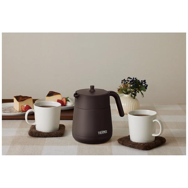 TTE-700-BW(ブラウン) 真空断熱ティーポット 720ml 商品画像4：総合通販サイト 家電横丁 PLUS