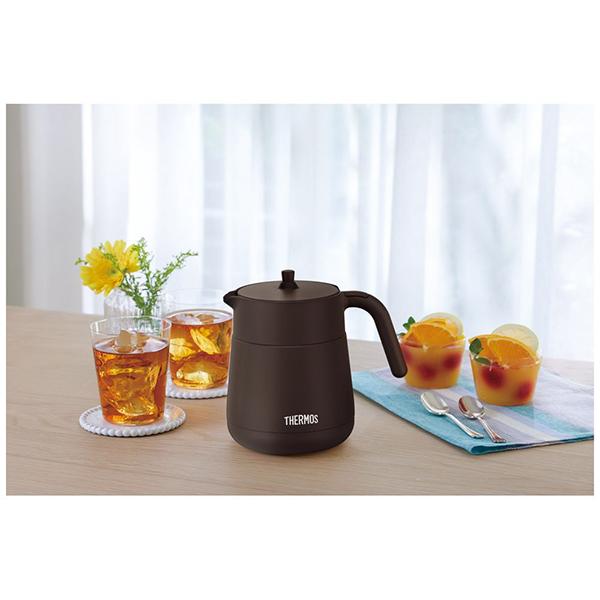 TTE-700-BW(ブラウン) 真空断熱ティーポット 720ml 商品画像5：総合通販サイト 家電横丁 PLUS